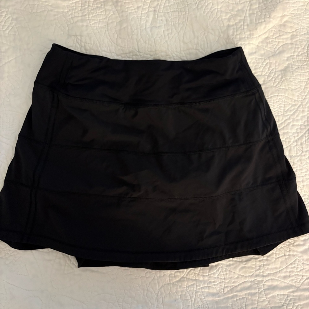 lululemon black tennis skort